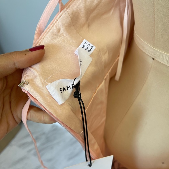 Fame and Partners Dress- pink maxi size 10 - Picture 6 of 6